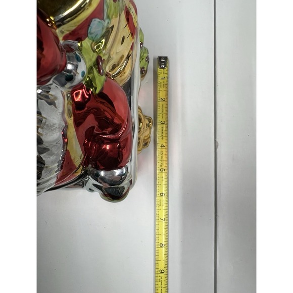 A Christmas Story Santa‎ in Chimney COOKIE JAR Metallic Shiny - Picture 9 of 12